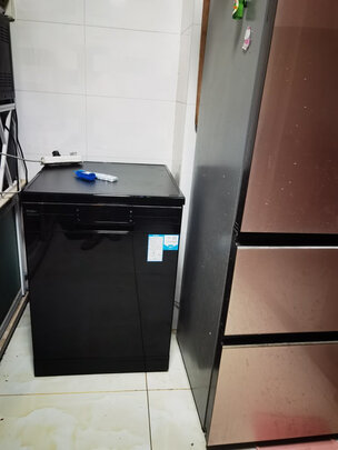 海尔（Haier）洗碗机13套独立式80℃双微蒸汽智能开门烘干全自动家用洗碗机 AK400-EW130266BKD