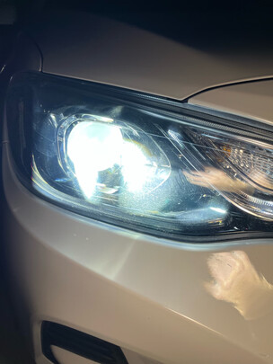 三,欧司朗led夜驰者h7汽车led大灯网友对比评测