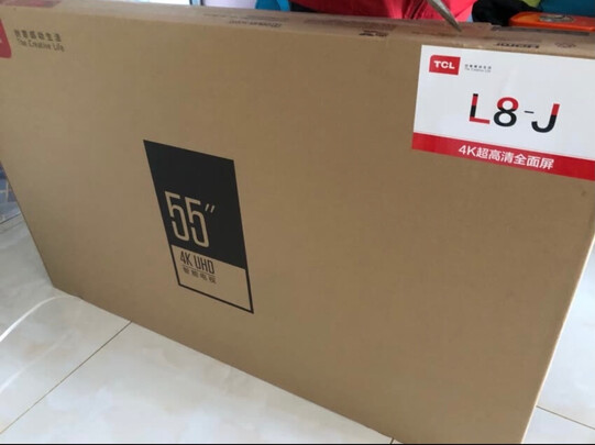 TCL 55L8-J 55英寸液晶平板电视 4K超高清HDR 智能网络WiFi 超薄影视教育资源电视