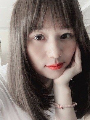 千丝雅 假发女长发全头套真发自然圆脸刘海真人发丝中长发初恋锁骨发套 全真发【35cm冷棕色】递针中分缝
