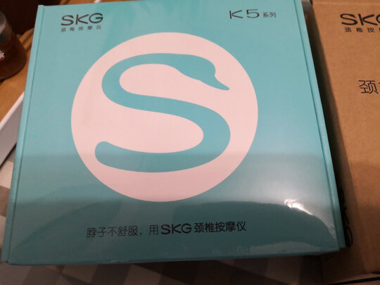 skgK6炫彩浅蓝按摩器|skgK6炫彩浅蓝按摩器怎么样上手一周说讲感受
