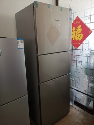 %title插图%num 西门子(SIEMENS) 271升 风冷无霜 三门冰箱 双效过滤 精确控温(浅金色) BCD-271W(KG28NV230C)