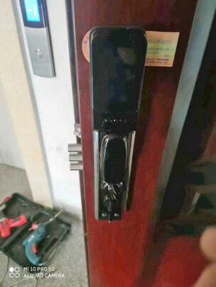 美国法托伊 指纹锁防盗门十大品牌人脸识别锁智能门锁带摄像头电子密码锁 摩卡色
