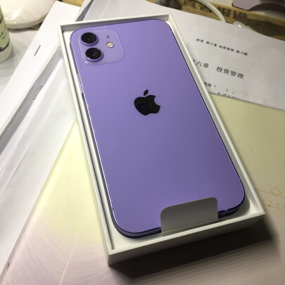 %title插图%num Apple iPhone 12 (A2404) 128GB 黑色 支持移动联通电信5G 双卡双待手机