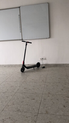 RND rnd电动滑板车  10英寸大轮锂电池手控机械碟刹成人学生体感车平衡车可折叠电动车（运动版黑色）