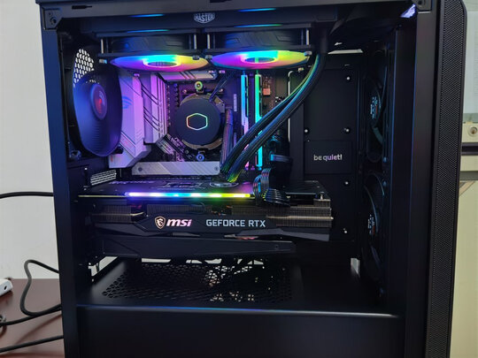 %title插图%num 酷冷至尊(CoolerMaster)冰神B240ARGB 水冷CPU散热器(Intel推荐12代U水冷/ARGB风扇/双腔水泵/电脑组件)