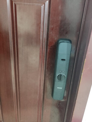 %title插图%num 飞利浦(PHILIPS)DDL702 智能锁猫眼视频锁指纹锁家用 全自动推拉密码锁电子锁 APP智控 曜石黑【免费上门安装+三年质保】