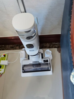 海尔（Haier）洗地机无线智能自动清洁机电动拖把大吸力家用吸拖洗一体洗地机 全自动家用拖地机吸尘器 D3-W白色
