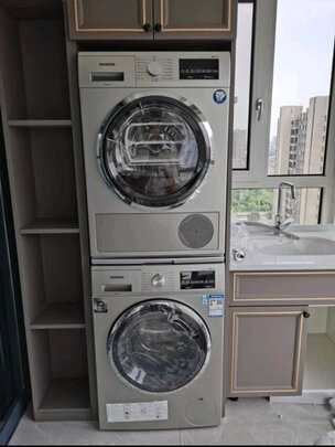 西门子(SIEMENS)洗烘套装 10kg除菌滚筒洗衣机全自动+9kg进口热泵烘干机WM12P2692W+WT47W5691W
