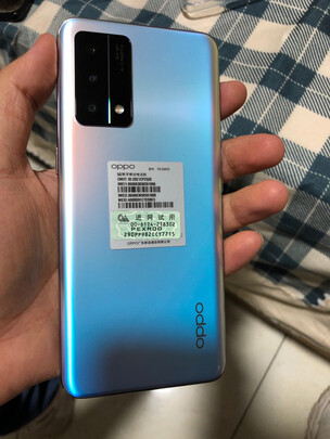 OPPO K9 8+128GB 幻彩之翼 高通骁龙768G 65W超级闪充 90Hz OLED电竞屏 6400万AI三摄 游戏拍照 双模 5G手机