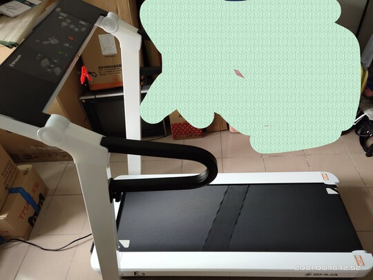%title插图%num 舒华 SHUA 舒华跑步机 家用单功能迷你折叠 免安装健身器材珍珠白 SH-T3100 ZS