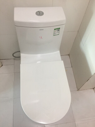 箭牌（ARROW）AEB12601 直冲式连体隔臭 易洁坐侧坐便器马桶 305孔距