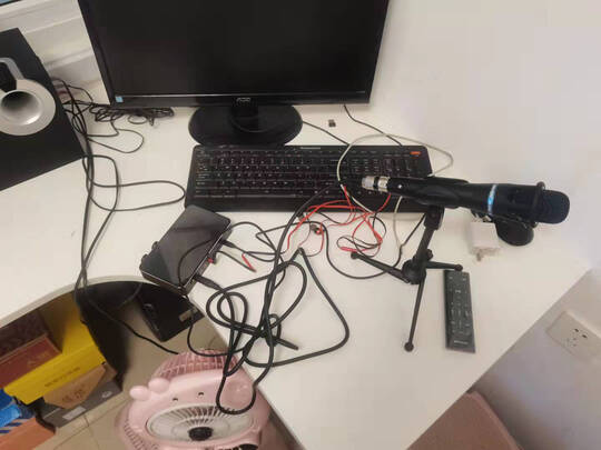 魅声 T900 声卡套装手机直播设备主播k歌电容麦克风话筒抖音快手录音喊麦蓝牙伴奏电脑外置声卡全套 T9-E4（套装）银色