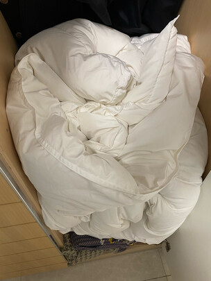 京东京造90%知芯白鸭绒被极度喜欢感受反馈