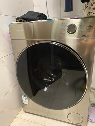 松下(Panasonic)滚筒洗衣机全自动 10kg超薄洗烘一体机 纳诺怡除味护衣 光动银常温除菌 XQG100-SD139