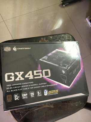 %title插图%num 酷冷至尊(CoolerMaster)额定450W GX450游戏电脑电源(80PLUS铜牌/全日系电容/五年质保/电脑组件)
