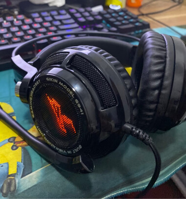 %title插图%num 硕美科(SOMIC)G941 降噪版 电竞游戏耳机 电脑头戴式耳麦 主动降噪震动 USB7.1声效带麦 有线吃鸡耳机