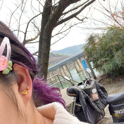 黄金耳钉