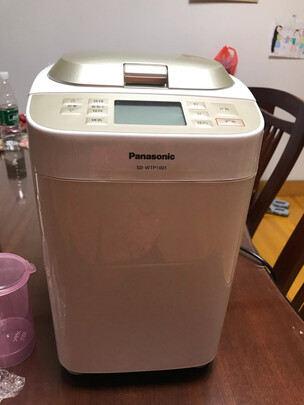 %title插图%num 松下面包机 Panasonic /WTP1001 变频面包机全自动投放智能烘烤预约烤吐司和面机