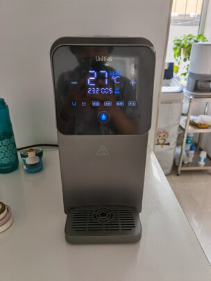 %title插图%num Unities有逸家用饮水机过滤母婴台上式净水器净饮一体机即热反渗透纯水直饮机免安装 Uwater