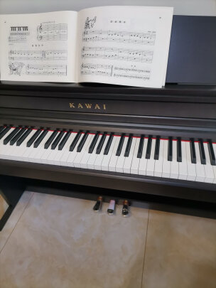 %title插图%num 卡瓦依(KAWAI)电钢琴CA28G 88键重锤数码钢琴成人儿童学生初学专业家用 标配三踏板+双人琴凳礼包