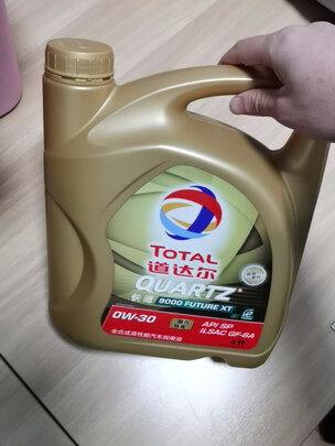 %title插图%num 道达尔(Total)快驰9000 全合成机油润滑油0W30 SP/GF-6A级 4L 汽车用品