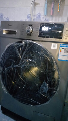 %title插图%num 美的 (Midea)京品家电 滚筒洗衣机全自动 10KG低噪变频 双重蒸汽除菌除螨 快净系列 MG100A5-Y46B 以旧换新