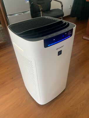 %title插图%num 夏普(SHARP)空气净化器 旗舰家用办公门店PM2.5TVOC双数显净化机除甲醛净离子除菌消毒机器 FP-CK80Z-W