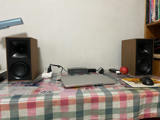%title插图%num 杰士 Klipsch The Fives 有源书架监听音箱 HiFi音箱 无线蓝牙号角音响 胡桃木色