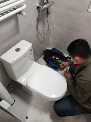 箭牌（ARROW）AEB12601 直冲式连体隔臭 易洁坐侧坐便器马桶 305孔距