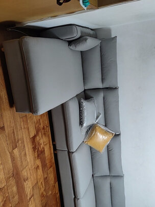 林氏木业布艺沙发极度喜欢感受反馈