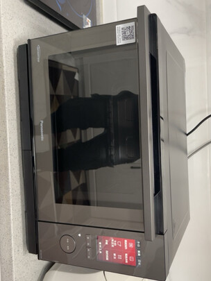 松下（Panasonic）微波炉蜂神微蒸烤一体机蜂巢顶聚热智能APP彩屏触控NN-DS2500XPE 灰色