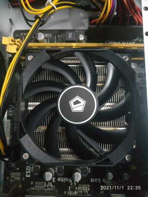 %title插图%num ID-COOLING IS-30 双平台薄型下吹CPU散热器 四热管9cm温控风扇支持115X&AM4