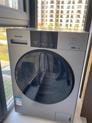 %title插图%num 松下(Panasonic)滚筒洗衣机全自动 10公斤洗烘一体机 BLDC变频 30min空气洗 除菌除螨 XQG100-3AJED