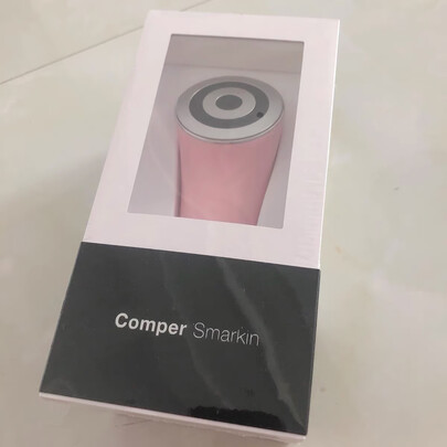 comper大眼仔美容仪射频 可连APP智能家用多功能美容器 led光疗微电流 脸部眼部按摩仪中国红 周也同款