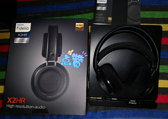 飞利浦（PHILIPS）头戴式耳机有线耳机旗舰HiFi耳机 高保真音乐耳机 有线电脑耳机 安卓苹果手机直推 X2HR