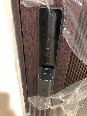 鹿客SV40全自动推拉指静脉智能锁密码锁指纹锁防盗门 电子锁智能门锁家用带门铃NFC卡防猫眼门禁锁