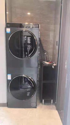 海尔（Haier）洗烘套装 10Kg洗衣机全自动+10Kg双擎热泵烘干机  XQG100-BD286U1+HGY100-F286U1 叠黛和美