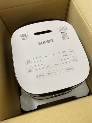 %title插图%num 苏泊尔(SUPOR)电饭煲电饭锅4L陶晶不粘内胆2-6人微压焖香蛋糕功能家用智能电饭煲巧克力色40FC829D