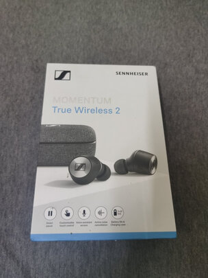 森海塞尔（Sennheiser）MOMENTUM 真无线二代蓝牙主动降噪运动耳机 HIFI入耳式耳机 黑色