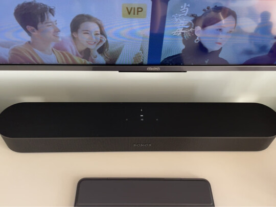 SONOS Beam Gen2电视音响回音壁 家庭智能音响系统 WiFi无线 可连接电视电脑S14 音箱客厅家用 家庭影院 黑色