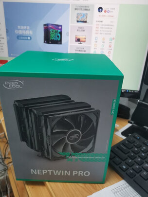九州风神 （DEEPCOOL）大霜塔PRO CPU散热器(双塔/风冷/支持AM4/金属顶盖/6热管/双层增压风扇/附带硅脂)