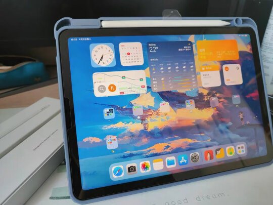 %title插图%num Apple【壳膜套装版】iPad 10.2英寸平板电脑 2021年款(64GB WLAN版/A13芯片/1200万像素 MK2L3CH/A) 银色