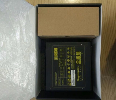 鑫谷（Segotep）额定550W 全模650电源（全模组/双管正激架构/主动式PFC/宽幅/扁平黑线/背线/静音）