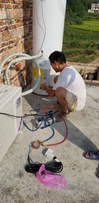 %title插图%num 格力 (GREE) 空气能热水器家用 300升 2级能效 WiFi 电辅高温75℃ -15℃可用 润之恋SXTD300LCJW/R-2q(5-7人)