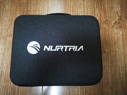 加拿大Nurtria筋膜枪 纽崔亚肌肉按摩器按摩枪肌肉放松器肌膜枪颈膜枪筋膜机  充电便携深度按摩 灰色