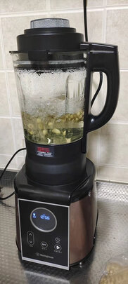 西屋（Westinghouse）破壁机加热家用多功能降噪真空破壁料理机智能预约保温辅食机豆浆WFB-HS0466（玫瑰金）