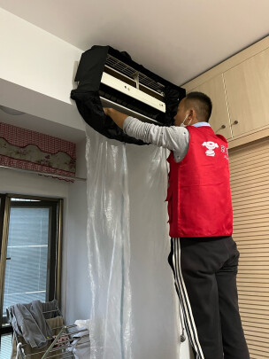 京东空调单台挂机拆卸清洗上门服务怎么样，服务周到吗？安装师负责吗？