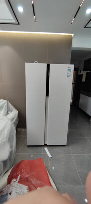 美的(Midea)19分钟急速净味543升变频一级能效对开双开门冰箱家用除菌超薄无霜智能家电BCD-543WKPZM(E)白色