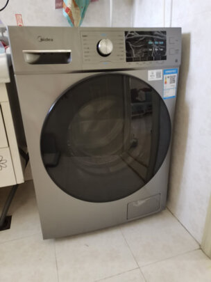 美的（Midea）京品家电 滚筒洗衣机全自动 10公斤变频除螨洗烘一体 双蒸汽恒温洗 简尚系列 MD100A5 以旧换新